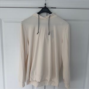 Rhoback Men's Hesi Performance Hoodie Cream size Large